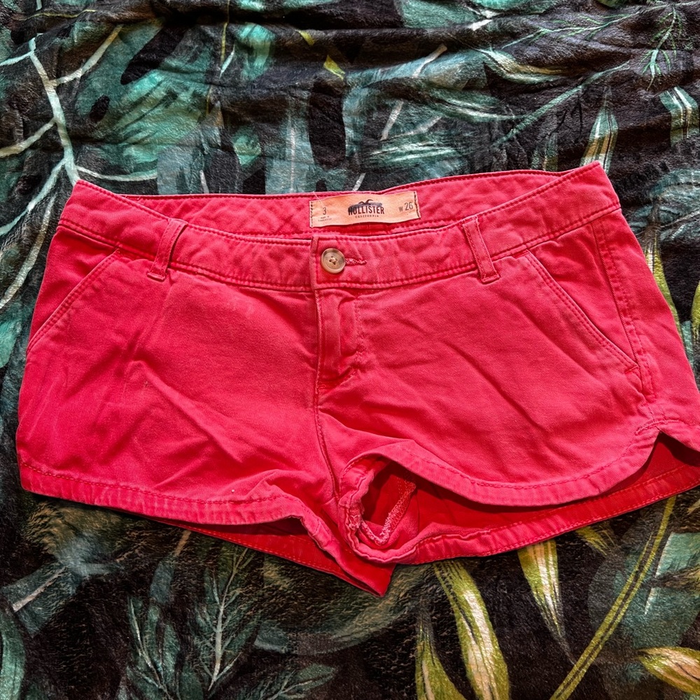 Reddish-Pink Hollister Shorts